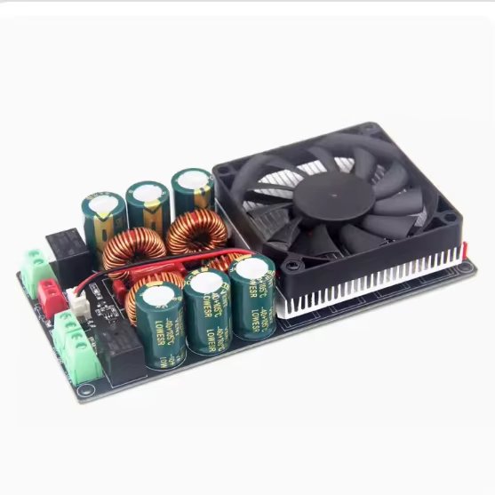 HIFI single voltage stereo high power Class D digital power amplifier board 2x600W super TPA3255 relay protection